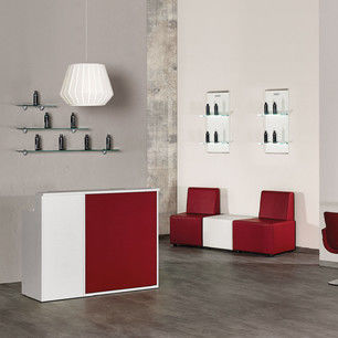 Étagère murale - ICE - Salon Ambience - contemporaine / en verre / pour salon de coiffure
