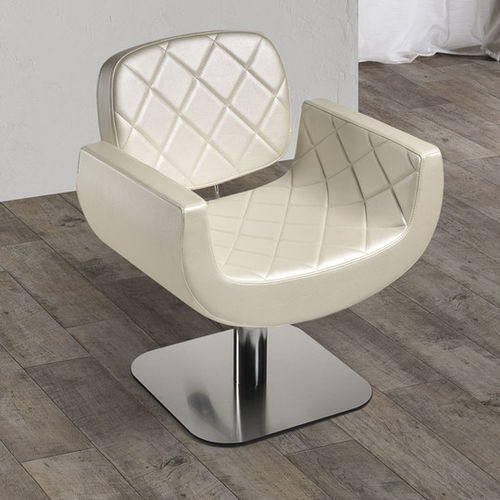 Fauteuil de coiffure contemporain - NAOMI+ - Salon Ambience - en simili cuir / en bois / inclinable