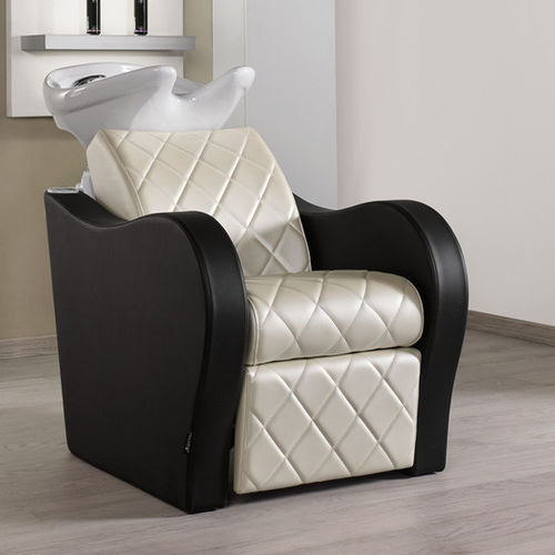 Bac à shampoing avec repose-pieds - LUXURY+ - Salon Ambience - en céramique / 1 place / 2 places