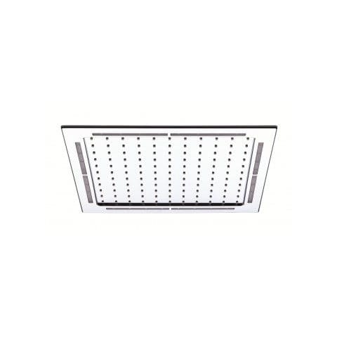 Pommeau de douche encastrable au plafond - RAINLIGHT QUADRO 300 KIT - Nikles - carré / avec éclairage intégré