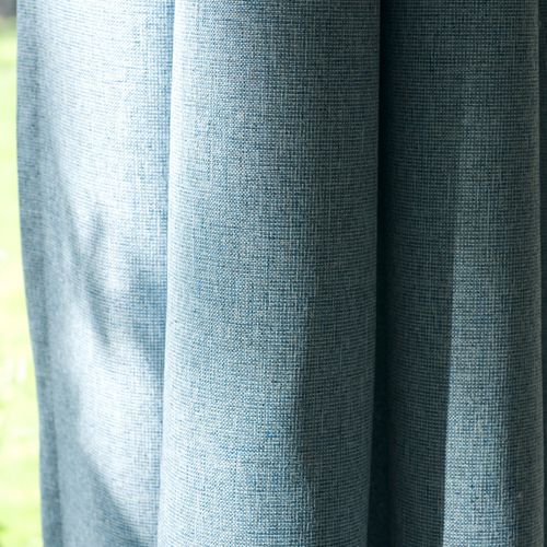 Tissu pour rideaux - ECLIPSE - Houles - uni / en polyester / lavable