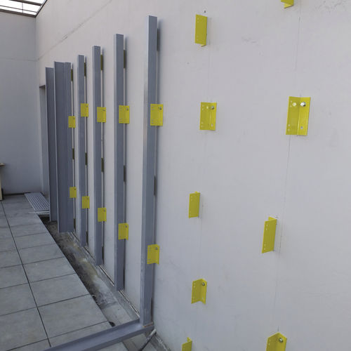 Système de fixation en composite - COMPOS'ITE - Via Composites - pour mur-rideau / pour mur / pour façade