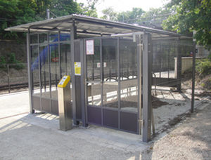 Abri vélo sécurisé - Via Composites - pour espace public / pour les zones urbaines