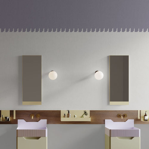 Papier peint contemporain - Frieze WP3 - ex.t - à motif / gris / pour salle de bain