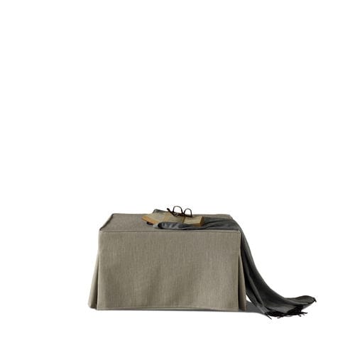 Pouf moderne - PRONTOLETTO - Divani Santambrogio - en cuir / en tissu / carré