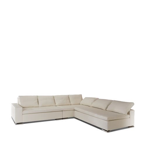 Canapé d'angle - MAURIZIO - Divani Santambrogio - moderne / en cuir / déhoussable