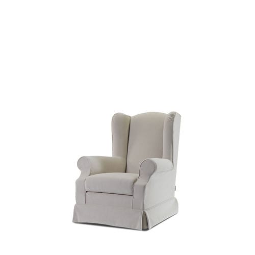 Fauteuil classique - POLTRONA LOMBARDIA - Divani Santambrogio - en textile / bergère / avec dossier haut
