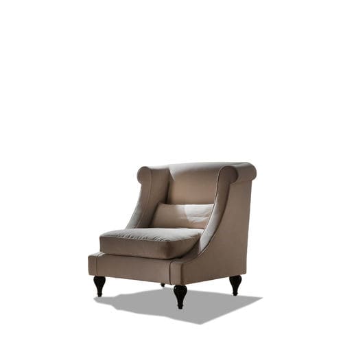 Fauteuil classique - CARDIFF - Divani Santambrogio - en tissu / avec dossier haut / avec repose-tête