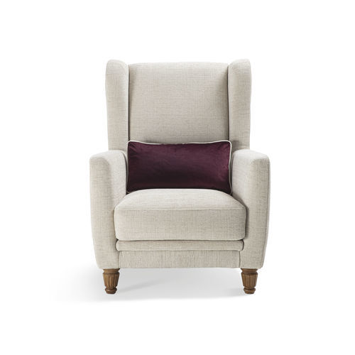 Fauteuil classique - ROMOLO - Divani Santambrogio - en tissu / en velours / en cuir