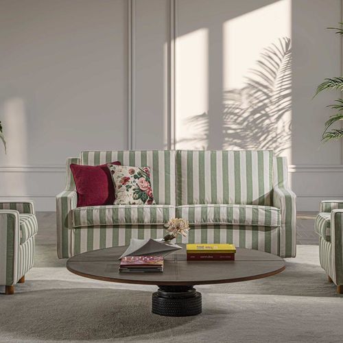 Canapé de style - BRISTOL - Divani Santambrogio - en tissu / en contreplaqué / en bois massif