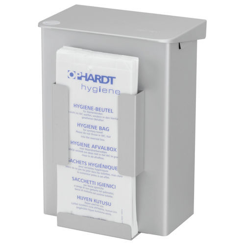 Poubelle hygiénique - AB 6 HB 1 A - OPHARDT Hygiene-Technik GmbH - murale / en aluminium / avec distributeur de sacs