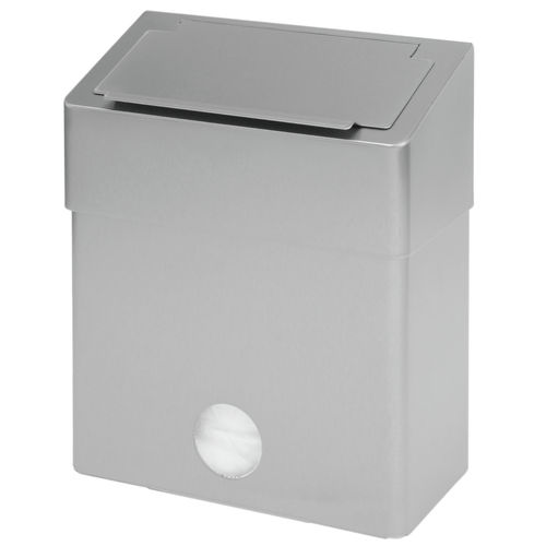 Poubelle de salle de bain - HBU 6 E ST - OPHARDT Hygiene-Technik GmbH - murale / en inox / avec distributeur de sacs