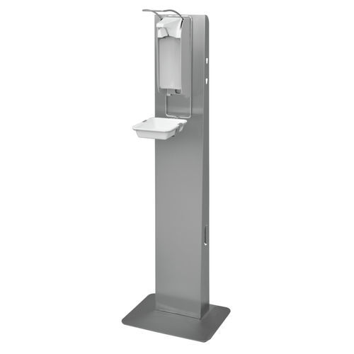 Distributeur de gel hydroalcoolique sur pied - E ST IMP T A 24/SH T - OPHARDT Hygiene-Technik GmbH - manuel / en acier inoxydable / professionnel