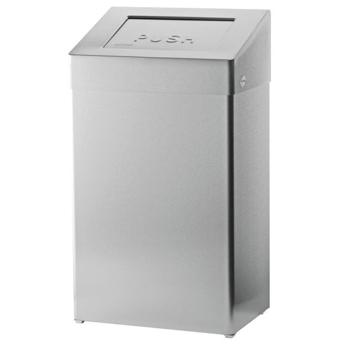 Poubelle de salle de bain - ABU 50 E ST - OPHARDT Hygiene-Technik GmbH - murale / en inox / avec couvercle