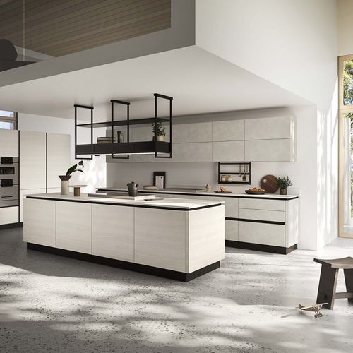 Cuisine contemporaine - Up Design - Ar-Tre - en ABS / en mélaminé / avec îlot