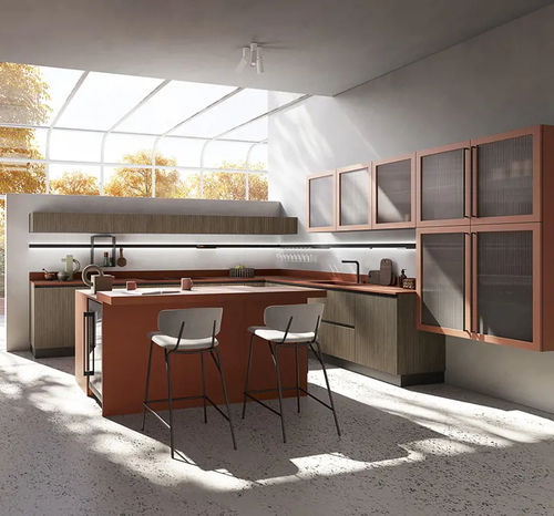 Cuisine contemporaine - Elite - Ar-Tre - en fibre de bois / avec îlot / de taille moyenne