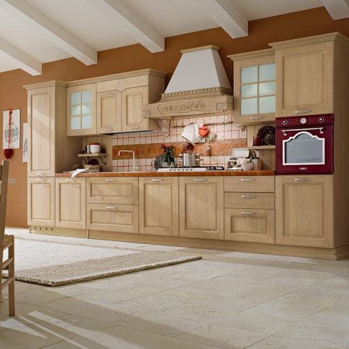 Cuisine classique - Duchessa - Ar-Tre - en bois massif / en chêne / en MDF