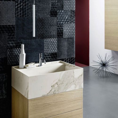 Vasque à poser - MANTRA - ARBI - en quartz / rectangulaire / contemporaine