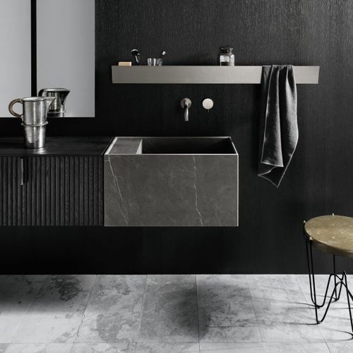 Vasque murale - TANTRA - ARBI - en quartz / rectangulaire / contemporaine