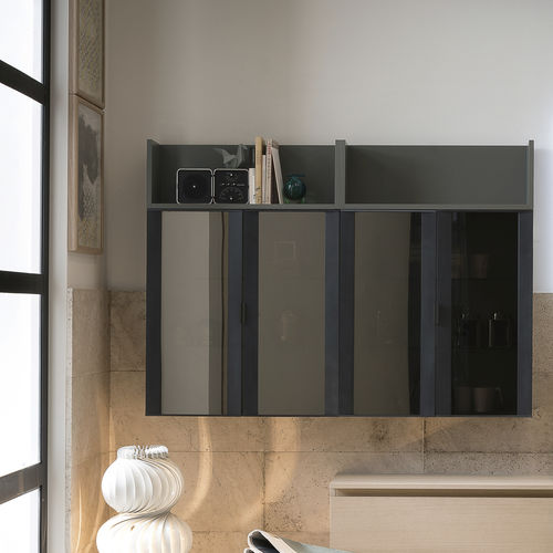 Étagère murale - COVER PROGRAM - COMPAB - contemporaine / en bois / en verre