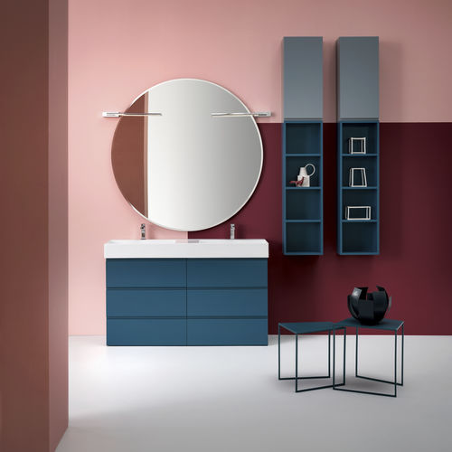 Meuble vasque double - BG42 - COMPAB - à poser / en bois / contemporain