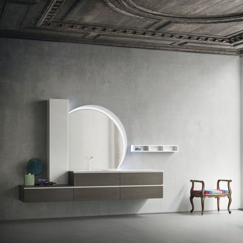 Meuble vasque suspendu - JA23 / JA25 / JA29 / JA30 / JA41 - COMPAB - en chêne / contemporain / avec tiroirs