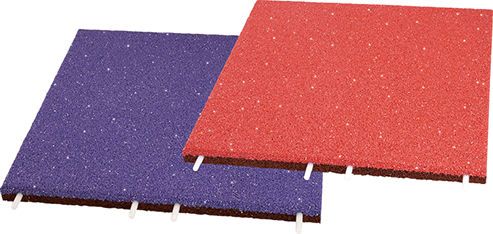 Revêtement de sol en EPDM - EUROFLEX® EPDM Glitter - KRAIBURG Relastec GmbH & Co. KG - en caoutchouc recyclé / pour extérieur / pour aire de jeux