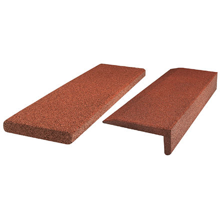 Bordure de jardin - EUROFLEX® Edge Protectors/Perimeter Panels - KRAIBURG Relastec GmbH & Co. KG - en caoutchouc / rectangulaire