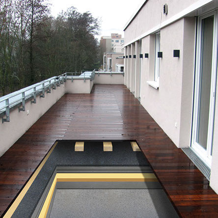 Isolant acoustique - DAMTEC® sonic - KRAIBURG Relastec GmbH & Co. KG - en caoutchouc / en polyuréthane / en rouleau