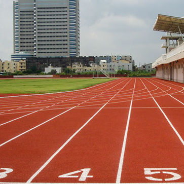 Sol sportif d'extérieur - SPORTEC&reg; BLACK SPRINT - KRAIBURG Relastec GmbH & Co. KG - en caoutchouc / en EPDM / pour athlétisme