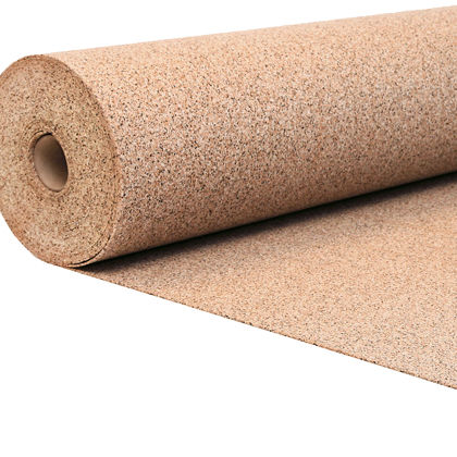 Sous-couche acoustique en rouleau - DAMTEC® black uni - KRAIBURG Relastec GmbH & Co. KG - en caoutchouc recyclé