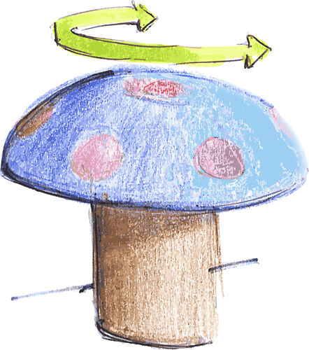 Mobilier de jeu interactif - NEW: EUROFLEX® Talking Mushroom - KRAIBURG Relastec GmbH & Co. KG - musical