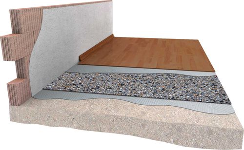 Sous-couche acoustique en rouleau - DAMTEC® black uni B1 - KRAIBURG Relastec GmbH & Co. KG - en caoutchouc recyclé / recyclable