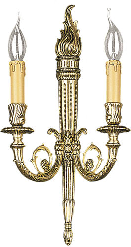 Applique murale de style - APPLY - RIPERLAMP ILUMINACION - d'intérieur / en laiton / candélabre