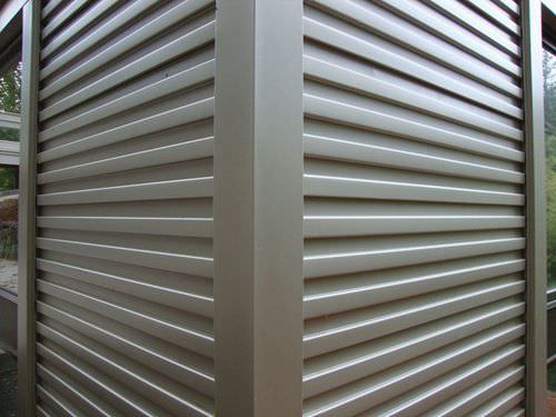 Bardage en panneaux - RIBBED : METAFOR MFP  - ATAS International - en métal / perforé / lisse