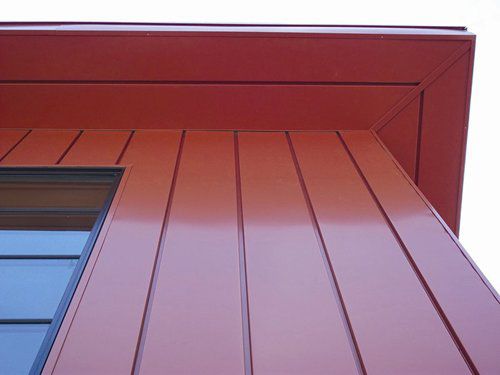 Bardage en panneaux - VERSA-SEAM - ATAS International - en métal / rainuré