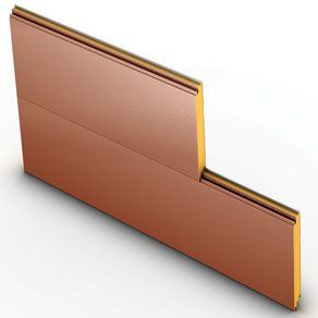 Panneau sandwich isolant pour façade - ISOLEREN ST - ATAS International - âme en polyisocyanurate
