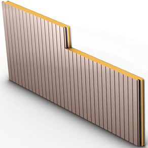 Panneau sandwich isolant pour façade - ISOLEREN VL - ATAS International - face en acier / âme en polyisocyanurate