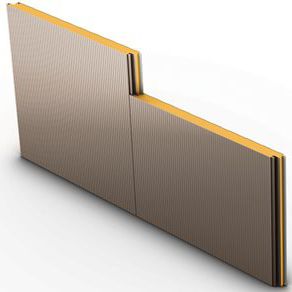 Panneau sandwich isolant pour façade - ISOLEREN WL - ATAS International - face en acier / âme en polyisocyanurate
