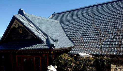 Couverture de toit en tôle d'acier - SCANROOF - ATAS International - aspect tuile / colorée / prélaquée