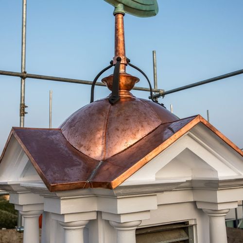Toiture en cuivre - CARNEGIE LIBRARY - Peters Roofing - aspect métal ...