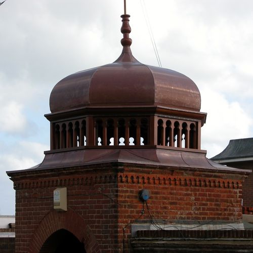 Couverture de toit en cuivre - CUPOLA - Peters Roofing - aspect métal / courbée