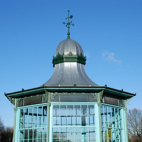 Toiture en zinc - VICTORIAN BANDSTAND - Peters Roofing - aspect métal / à joint debout / coulissante