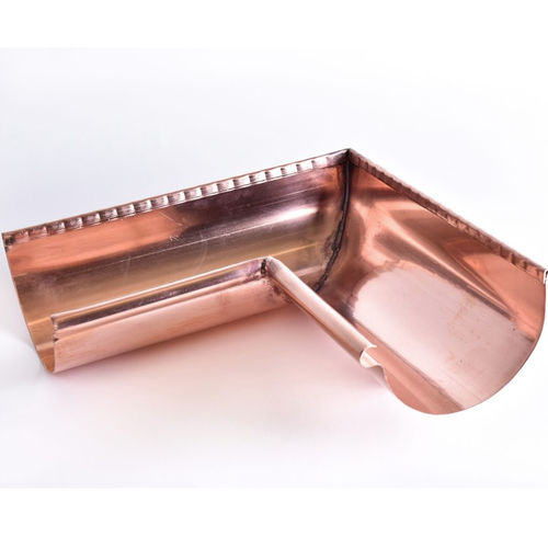 Gouttière en cuivre - RUNNING OUTLET / EXTERNAL / INTERNAL - Rain Guard - en zinc / en acier inoxydable / demi-ronde