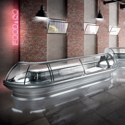 Vitrine réfrigérée comptoir - MIRAGE - Frigomeccanica - pour commerce / en inox / avec porte