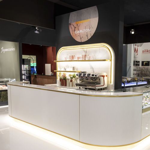 Comptoir de bar - CARLTON - Frigomeccanica - en aluminium anodisé / droit / en L