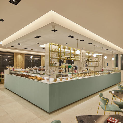 Comptoir de bar - RIGO - Frigomeccanica - en métal / en inox / en Corian®