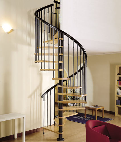 Escalier en colimaçon - EA7 - CAST DESIGN - à marches en bois / résidentiel / d'intérieur