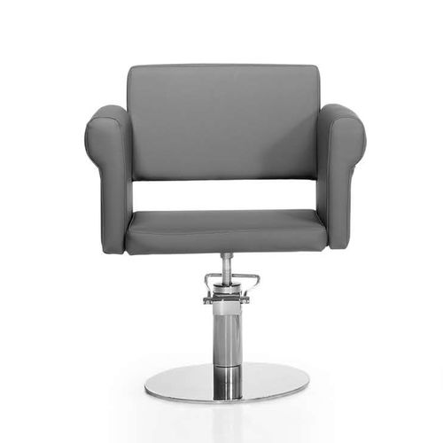 Fauteuil de coiffure contemporain - LEO  - SEAP SA - en simili cuir / avec pompe hydraulique / gris