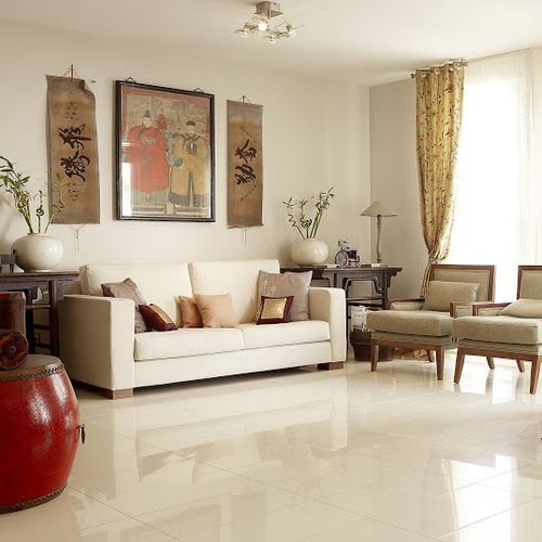 Carrelage en grès cérame - BLANCO PERLA - Greco Gres - poli / d'intérieur / mural